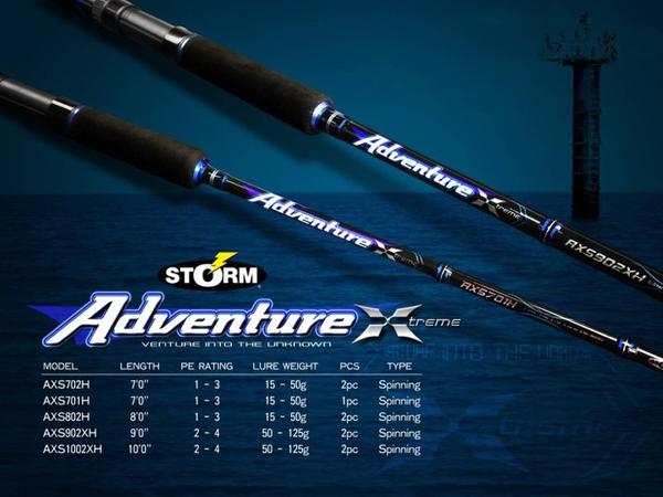 Storm Adventure Xtreme Saltwater Game Rod (Available in-store only) - The  Bait Shop Gold Coast