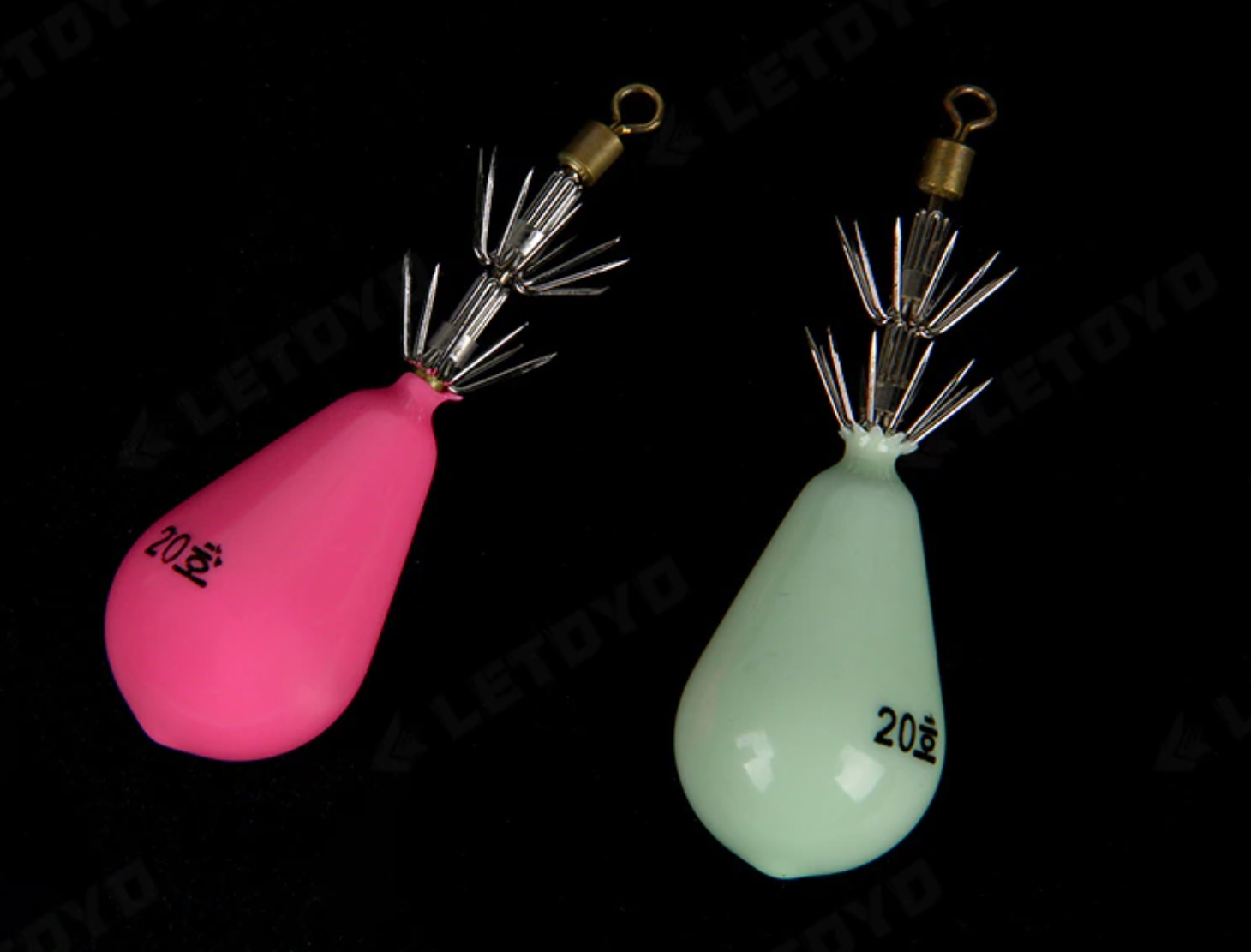 LETOYO Lumo Weighted Squid Jig - The Bait Shop Gold Coast