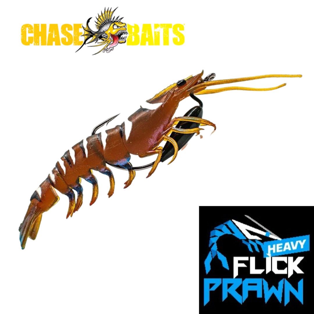 ChaseBaits Flick Prawn Heavy - The Bait Shop Gold Coast