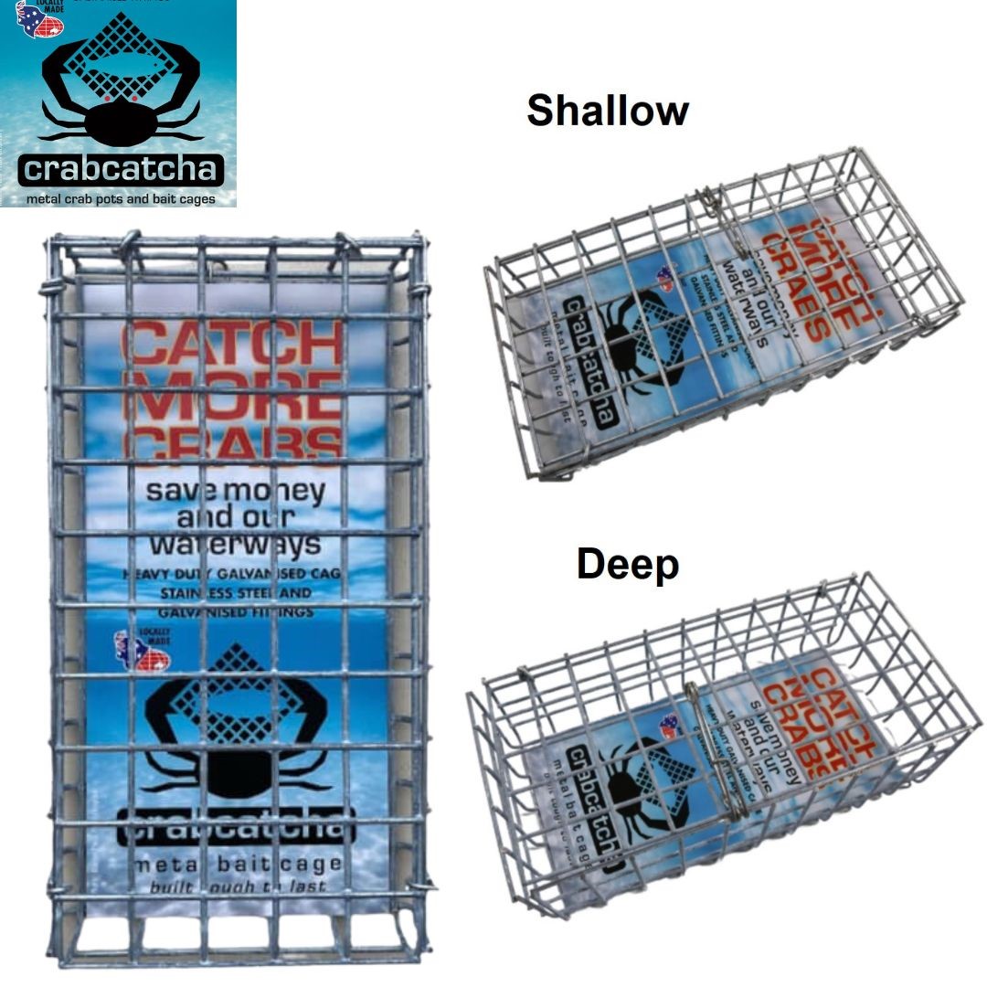Crabcatcha Heavy Duty Metal Bait Cage - The Bait Shop Gold Coast