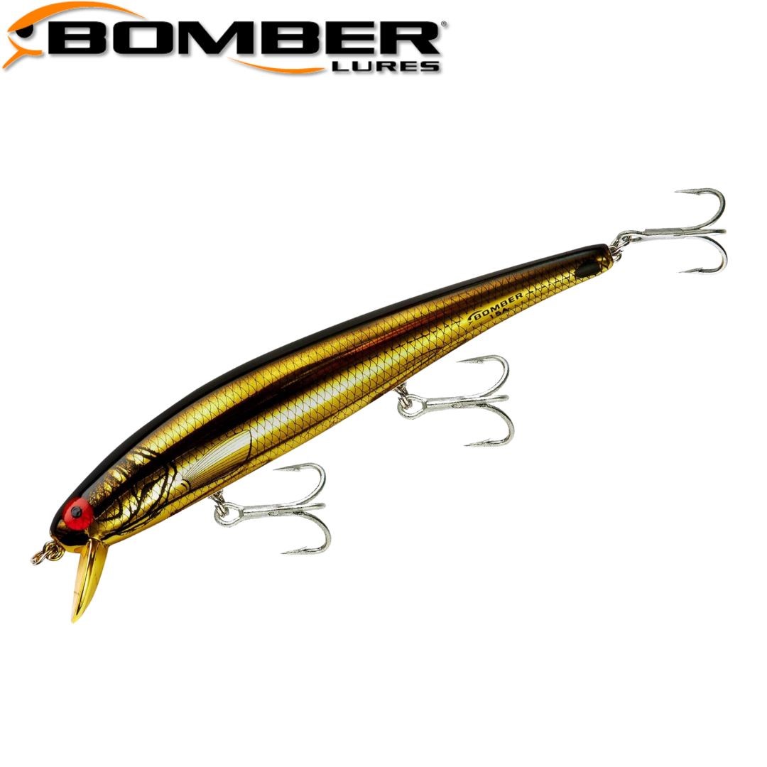 Bomber Deep Long A Fishing Lure Gold Prism/Black Back