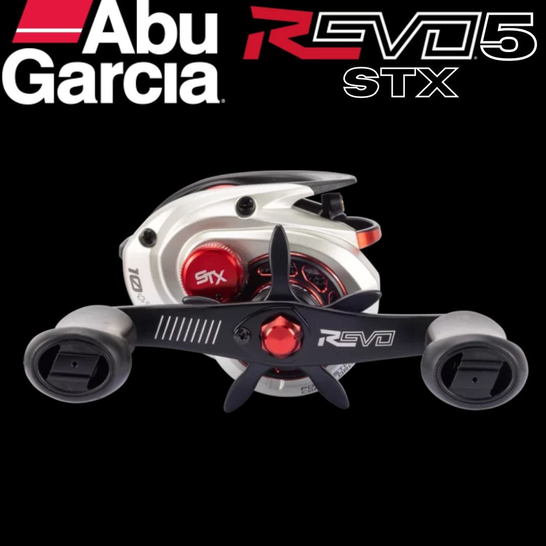 Abu Garcia Revo 5 STX Low Profile Baitcaster - The Bait Shop Gold