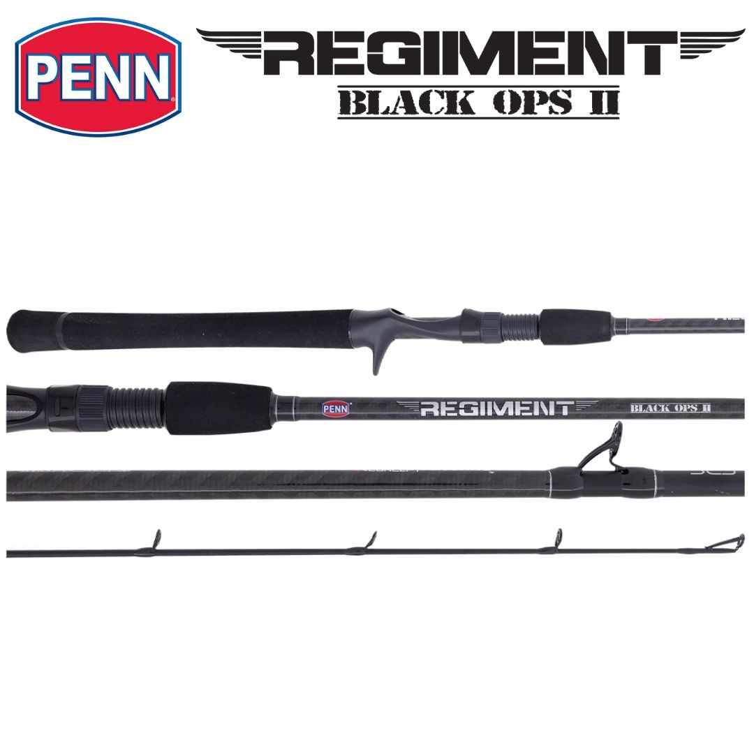 Penn Regiment Black Ops II Spin Rods (Available in-store only) - The Bait  Shop Gold Coast
