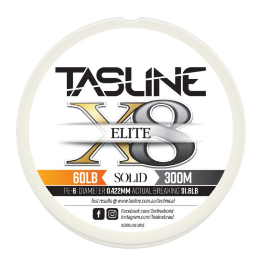 Tasline X8 Elite Solid Braid - The Bait Shop Gold Coast
