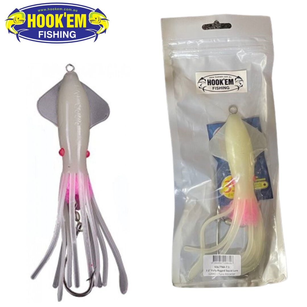 Hook'em Fully Rigged Squid Lure - The Bait Shop Gold Coast