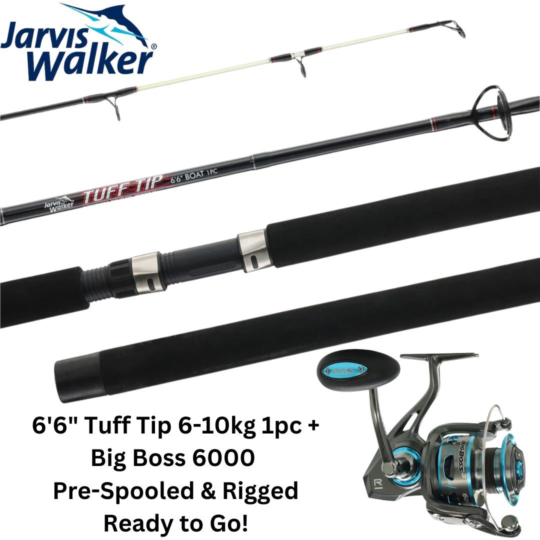 Jarvis Walker Tuff Tip Rod & Big Boss Reel Combo - Full Set Up (Available  in-store only) - The Bait Shop Gold Coast