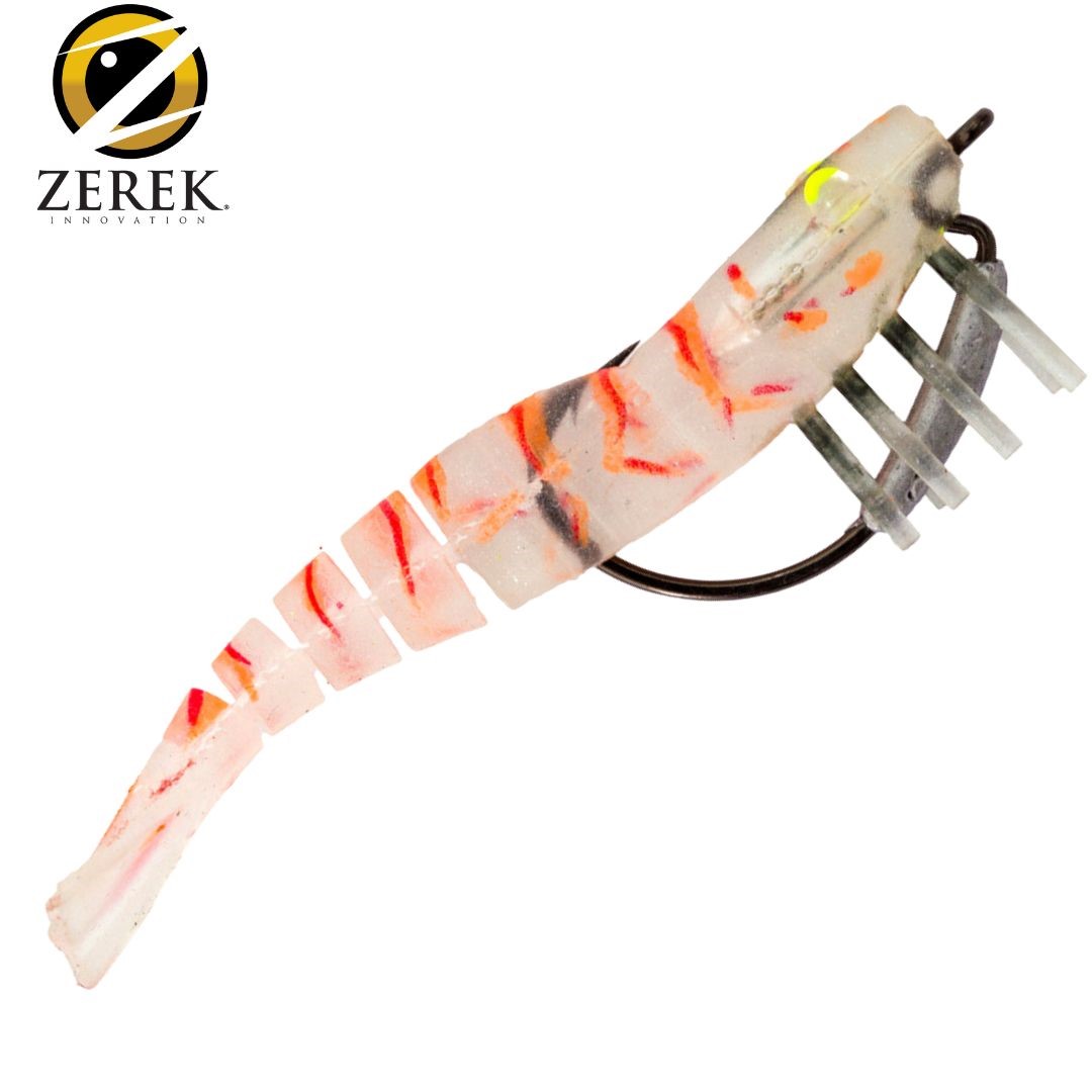 Zerek Live Shrimp 3.5 Rigged - The Bait Shop Gold Coast