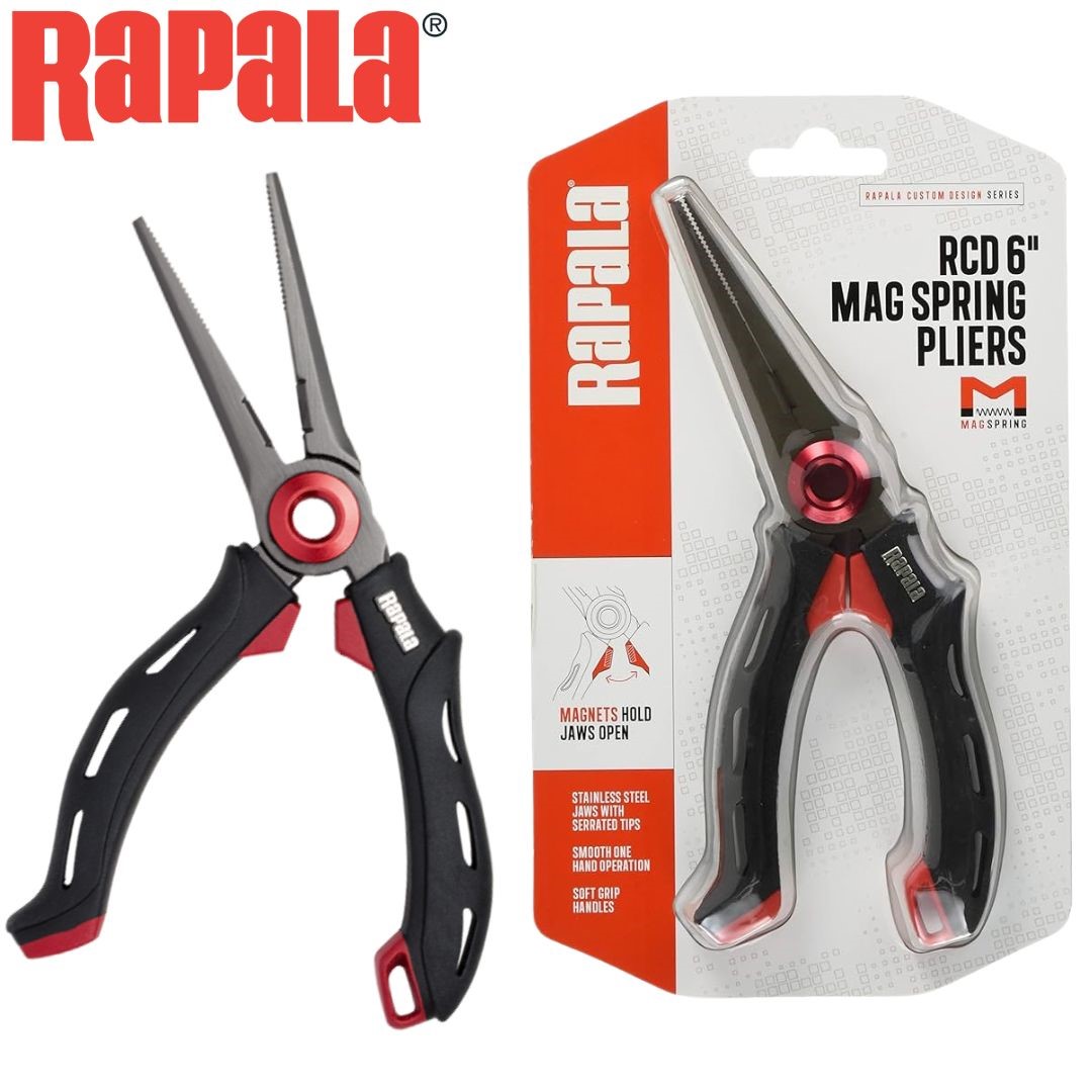 Rapala RCD 6 Mag Spring Pliers - The Bait Shop Gold Coast