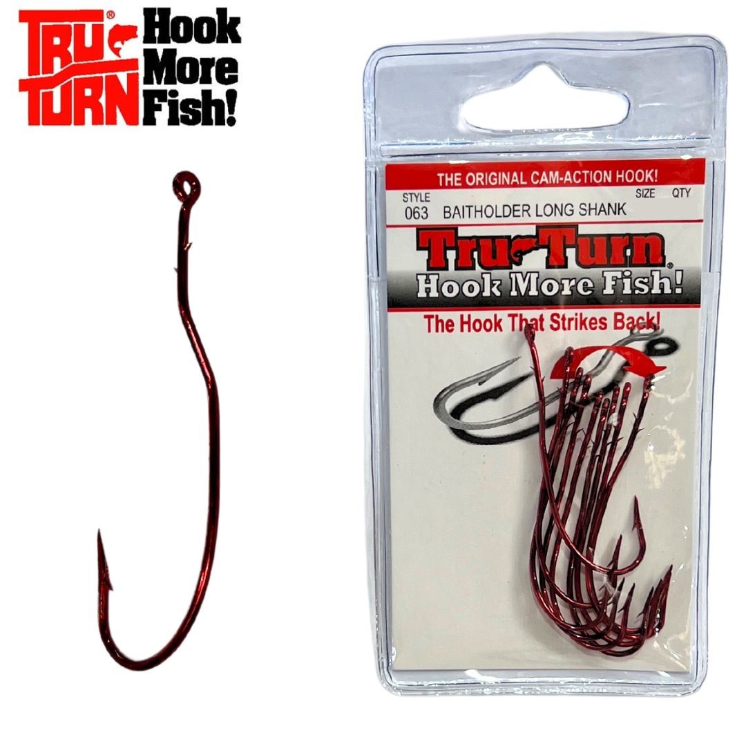 Tru Turn 063 Worm Hooks Sizes 2/0 - 4/0 - Barlow's Tackle