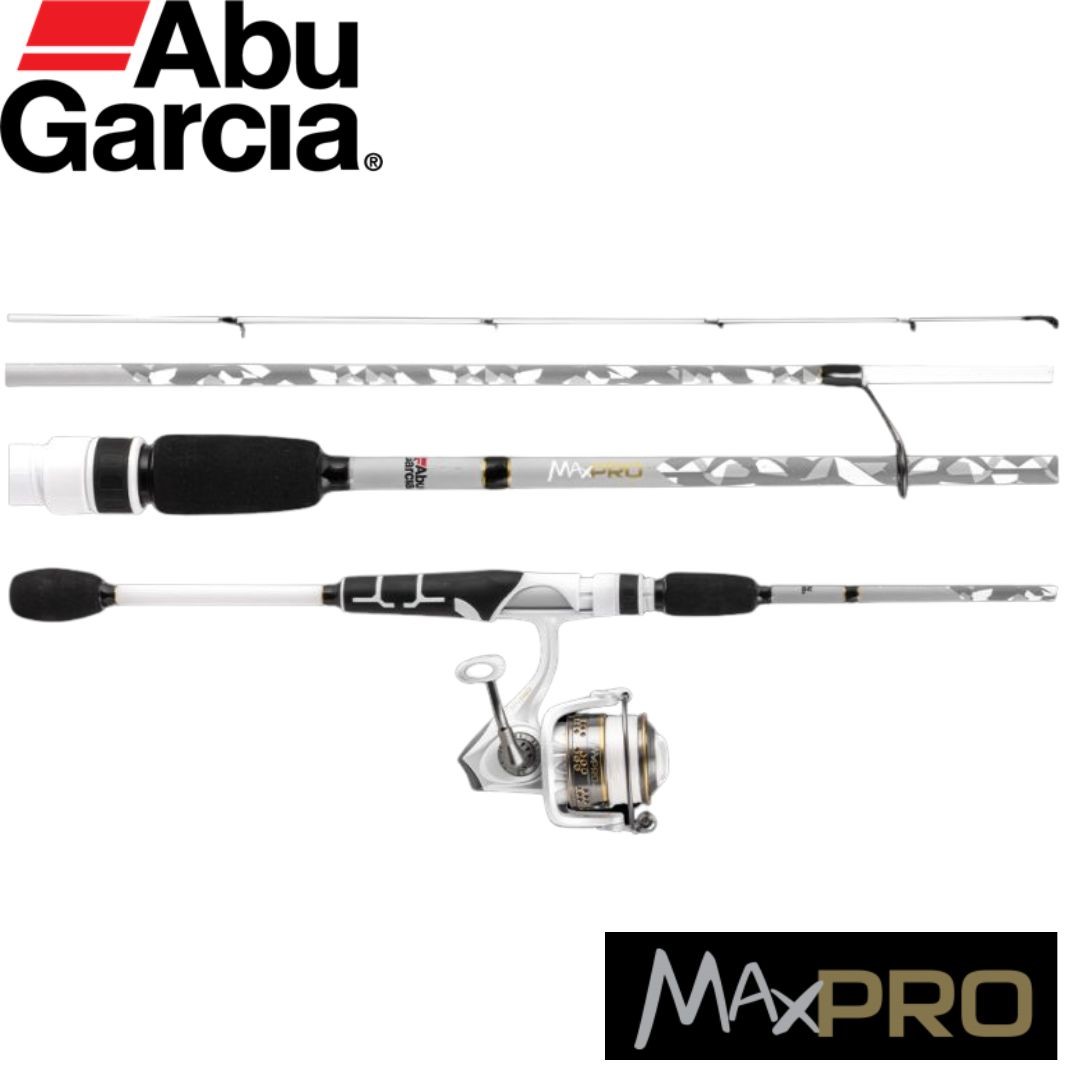 Abu Garcia Max Pro Pre-Spooled Spin Rod & Reel Combo (Available in