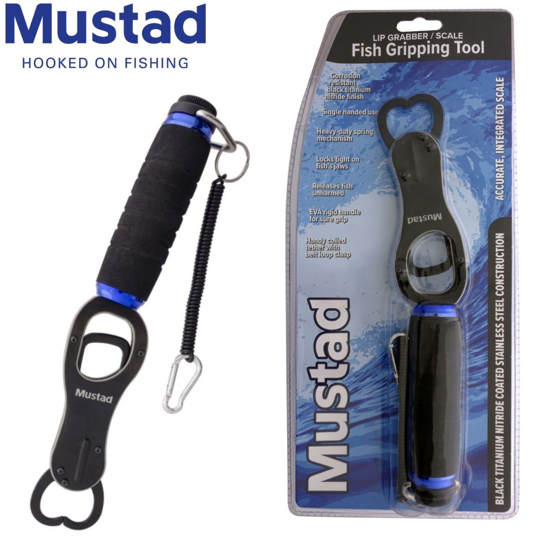 Mustad Lip Grabber Scale Fish Gripping Tool - The Bait Shop Gold Coast