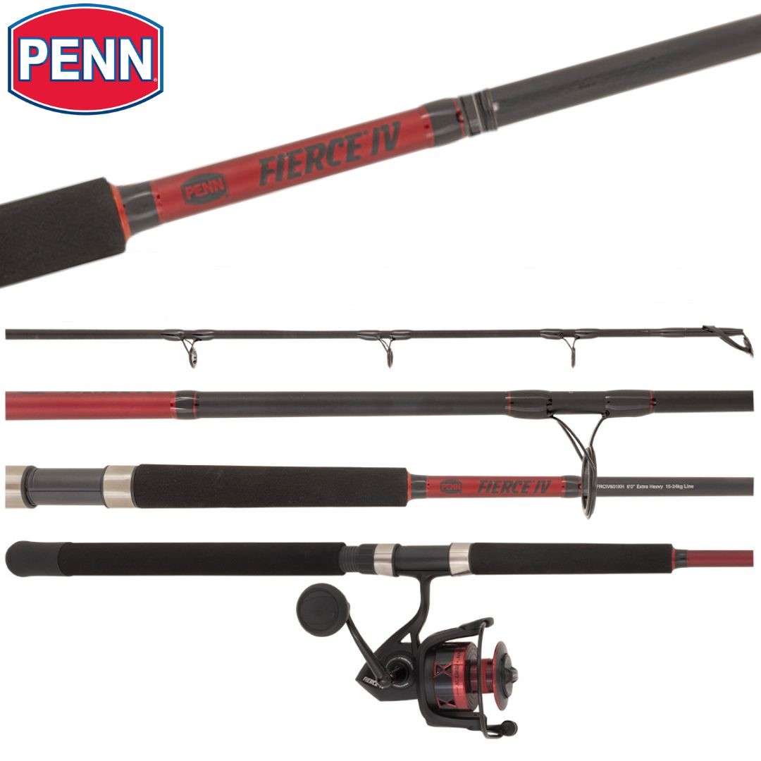 Penn Fierce IV Rod & Reel Spin Combo (Available in-store only) - The Bait  Shop Gold Coast