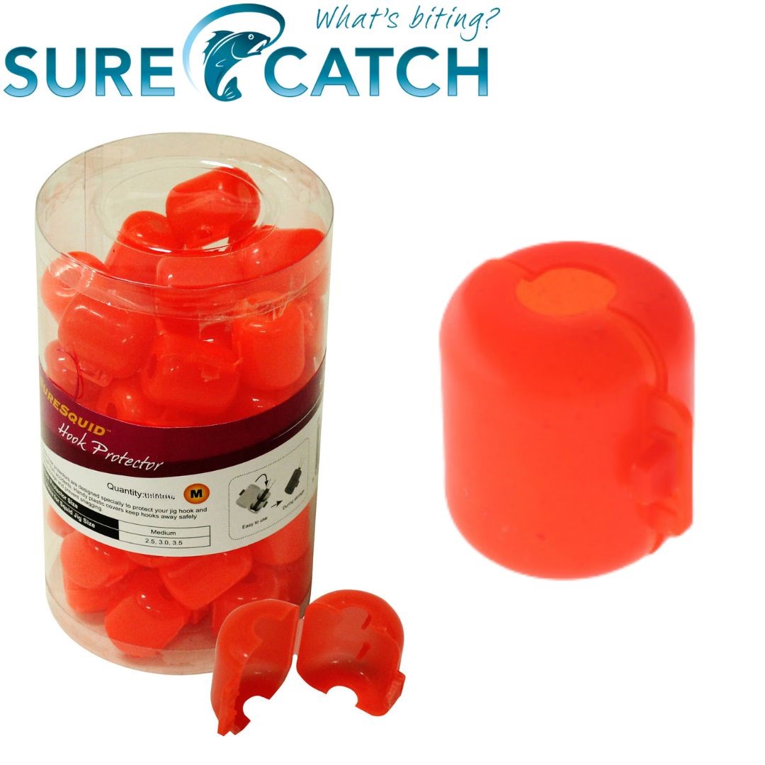 SureSquid Medium Squid Jig Hook Protectors (Squid Jig Sizes 2.5, 3.0 & 3.5)  - The Bait Shop Gold Coast